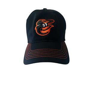 MLB Baltimore Orioles 47 Brand Black Orange OS Stretch Fit Baseball Cap Hat